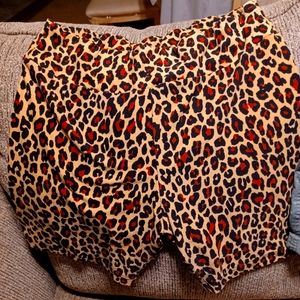 Cheeta Print Shorts